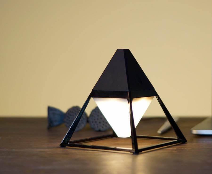 Pyramid Modern Touch Bedroom Lamp Decor - MaviGadget