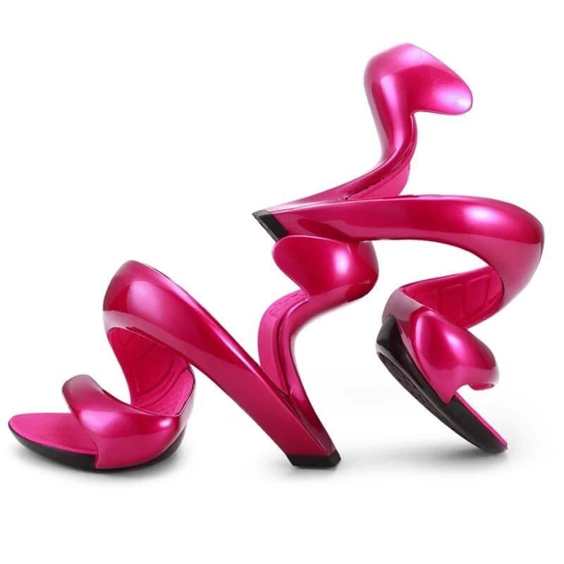 Snake Style Platform High Heels - MaviGadget