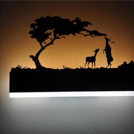Black Acrylic Creative Modern Led Wall Lights - MaviGadget