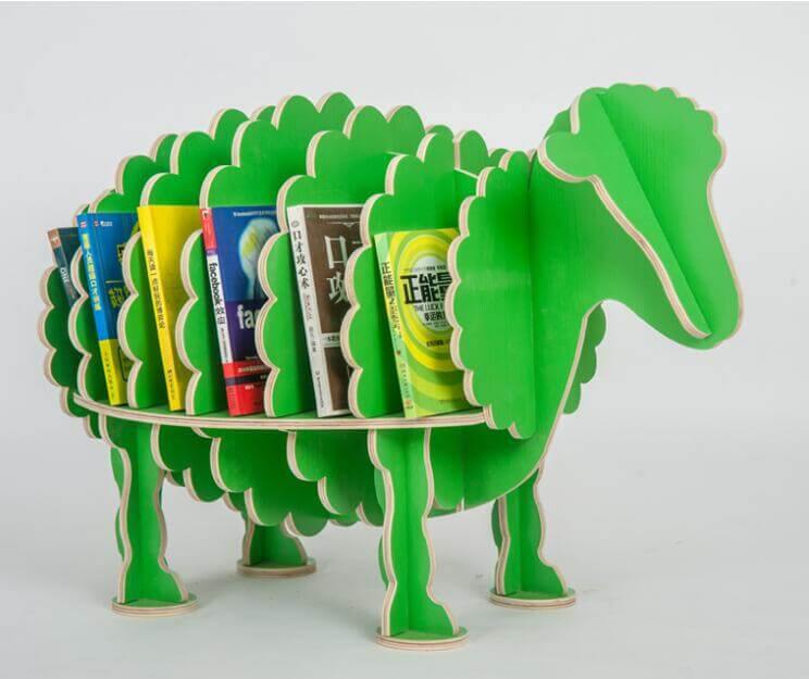 Creative Decorative Sheep Shaped BookCase - MaviGadget
