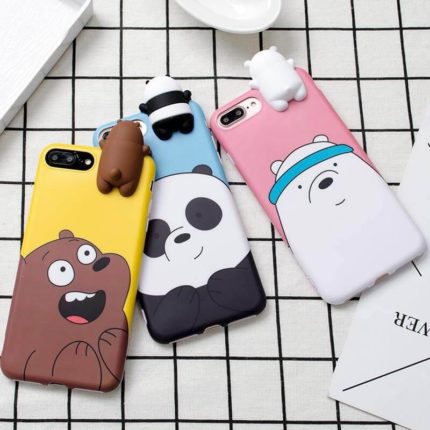 3D Bear Cartoon Soft Silicon Iphone Cases - MaviGadget
