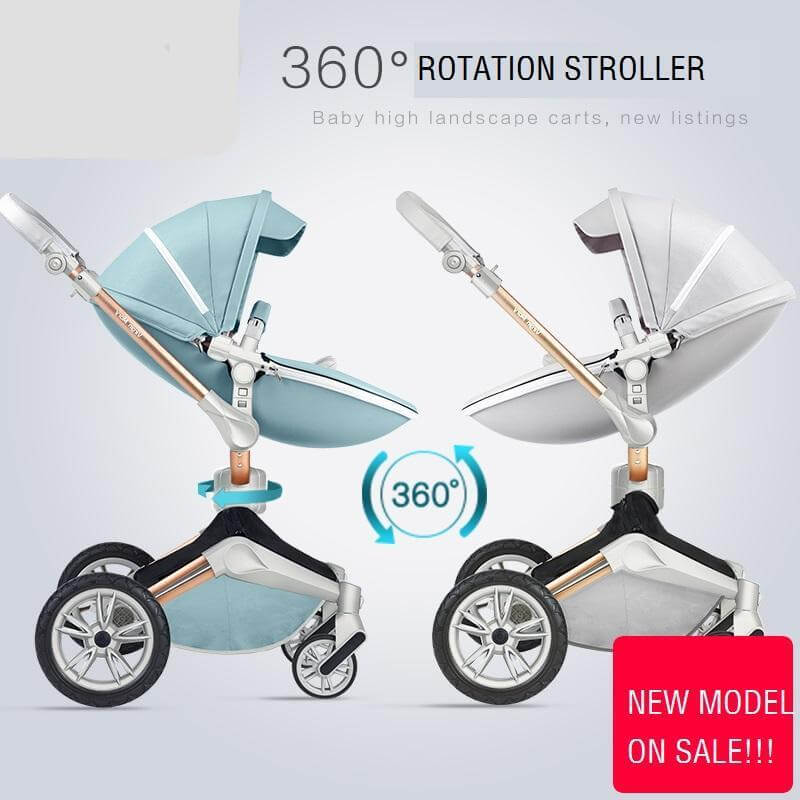 Deluxe New High Landscape 360 rotation baby stroller - MaviGadget