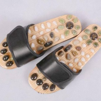Goose Egg Stone Acupuncture Foot massage Slippers - MaviGadget