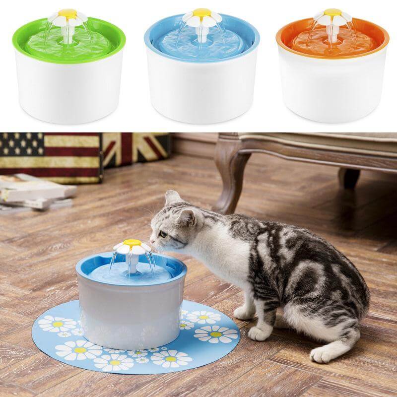 Automatic Flower Style  Water Fountain for Pet - MaviGadget