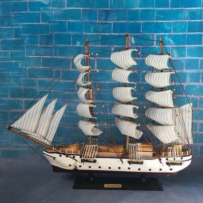Wooden Sailing Ship Nautical Decor - MaviGadget