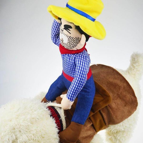 Riding Horse Dog Costume - MaviGadget