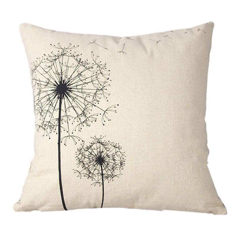 Geometry, Dandelion Cotton Cute Pillow Cases - MaviGadget
