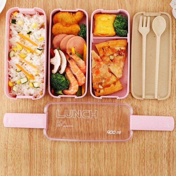 3 Layers Healthy Material Lunch Box - MaviGadget
