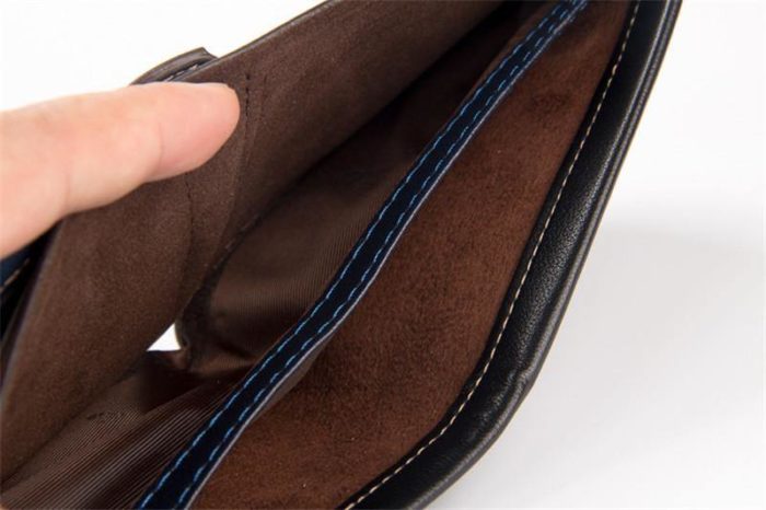 Luxury Slim Leather Men Wallet - MaviGadget