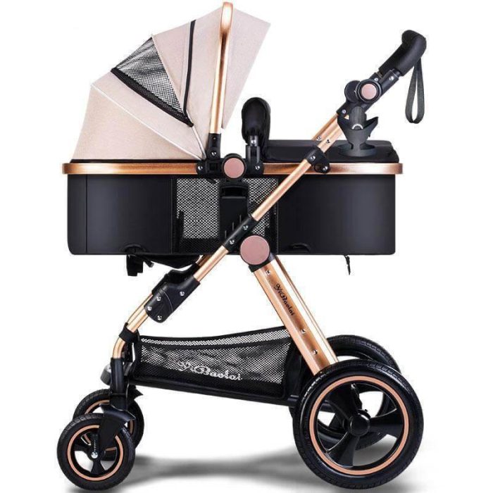 Modern Italian Style Foldable Baby Stroller - MaviGadget