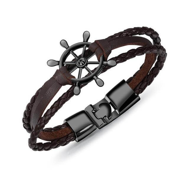 Captain Leather Bracelet - MaviGadget