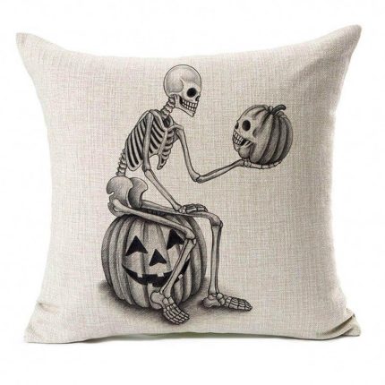 Skeleton Halloween Pillow Cases - MaviGadget