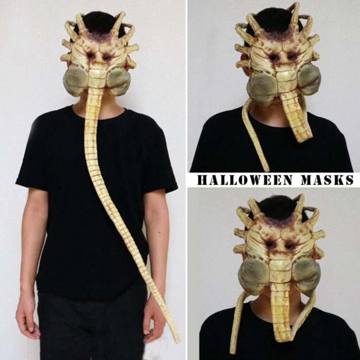 Alien Worm Face Mask - MaviGadget