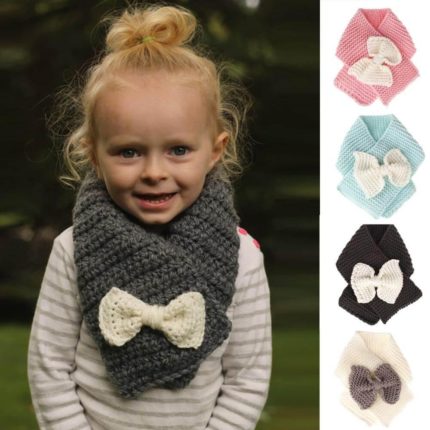 Cute Warm Crochet Scarf for Baby - MaviGadget