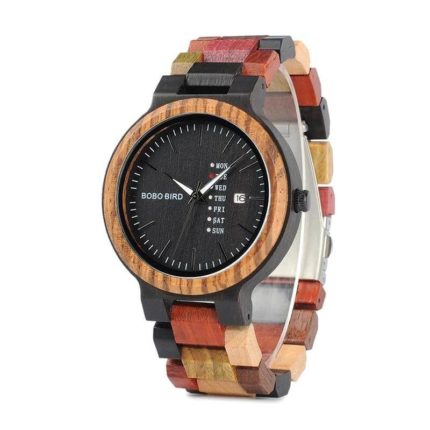 Handmade Wood Colorful Watch - MaviGadget
