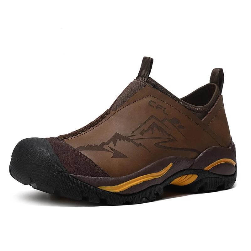 Leather Waterproof Mountain Hiking Shoes - MaviGadget