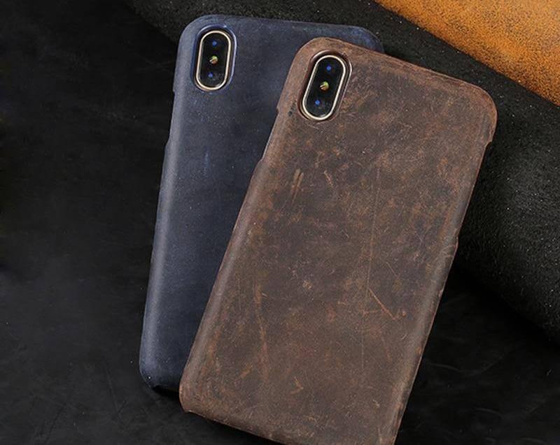Handmade Luxury Genuine Leather Iphone Case - MaviGadget