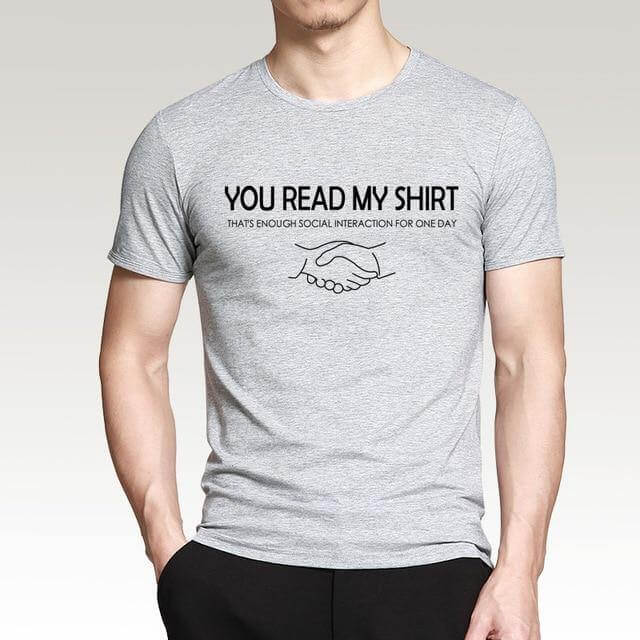 You read my t-shirt Funny T-shirt - MaviGadget