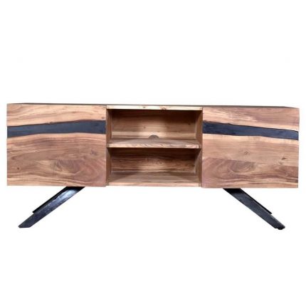 Handmade Mid-Century Wooden Tv Stand - MaviGadget