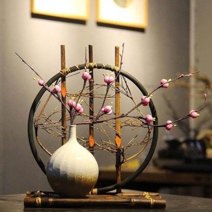 Handmade Bamboo Ceramic Flower Vase - MaviGadget