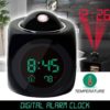 LCD Projection Display Digital Alarm Clock - MaviGadget