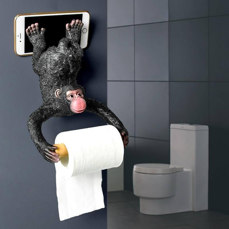 Monkey Toilet Paper Holder - MaviGadget