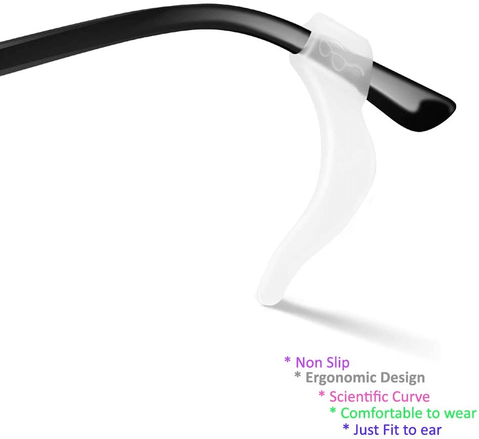 10 Pcs Anti-Slip Silicone Glasses Holder Hook - MaviGadget