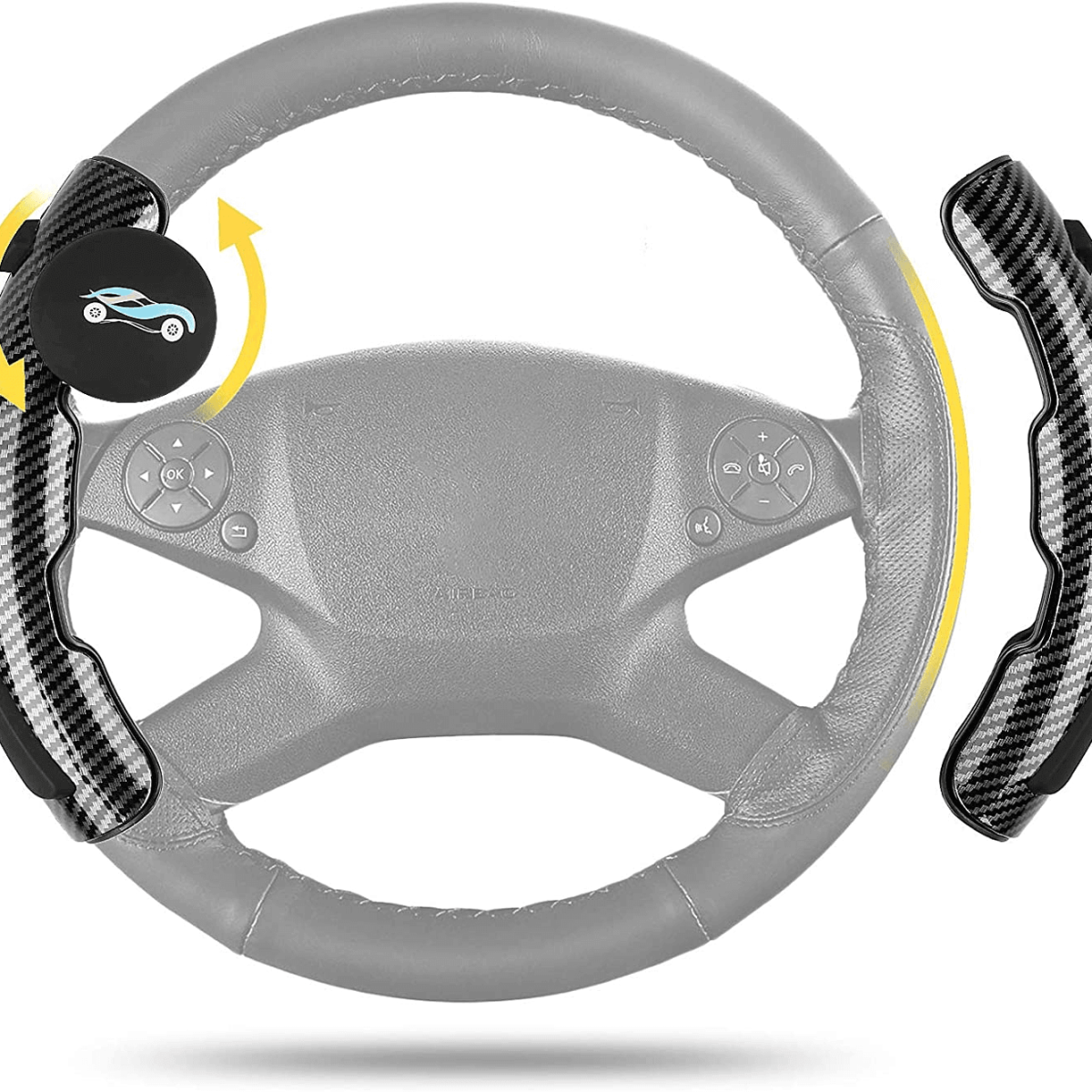 Universal Anti-Slip Car Steering Wheel Booster Cover - MaviGadget