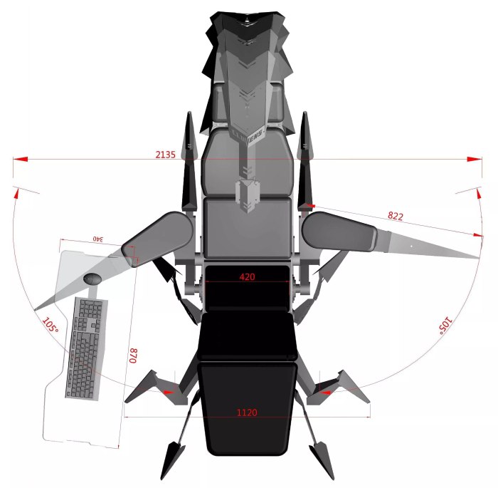 Zero Gravity Massage Ergonomic Scorpion Gaming Chair – Mavigadget