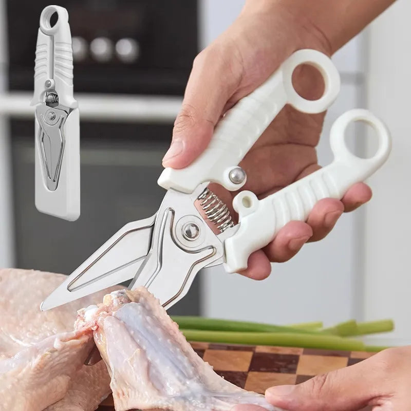 Stainless Steel Easy Meat Cutter Scissor – Mavigadget